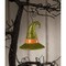 Bethany Lowe 4.5 Inch Witch Hat Green Glitter Halloween Tree Ornament , Halloween Decor Halloween Place Card Holder